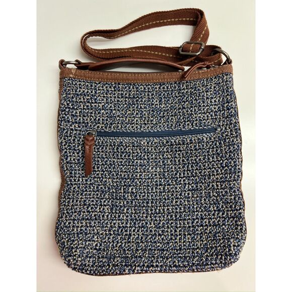 The Sak Lucia blue and white crochet crossbody bag - Picture 3 of 8